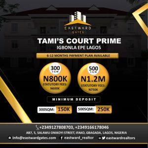 Read more about the article TAMI’S COURT PRIME OFFER!